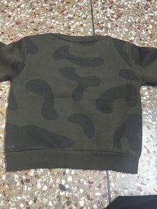 Cute Camo Print Sweatshirt