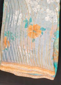 Floral Design Saree