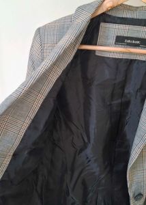 Zara Plaid Blazer