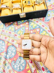 Titan Rose Gold Watch - Nt2715wm01f