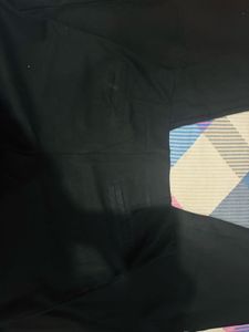 Black Straight Leg Trousers