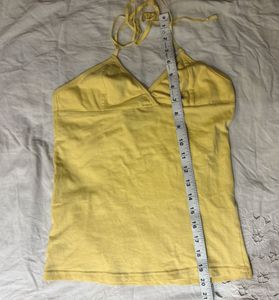 Beautiful Yellow Halter Top