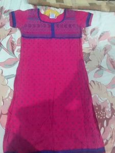 Pink &amp; Blue Kurta