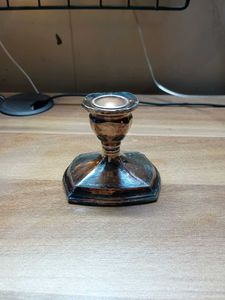 SILVERPLATE CANDLE STICK HOLDERS