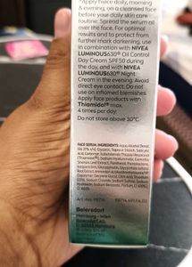 Nivea Luminous Serum + Plum Body Wash