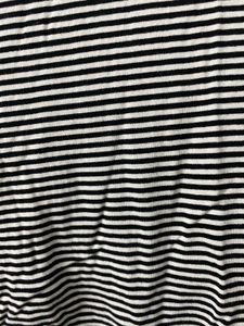Striped Mock Neck Top