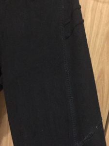 Striped Black Leggings