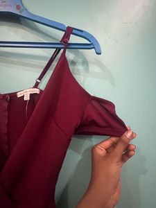 Burgundy Jumpsuit