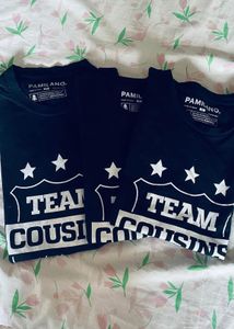 Unisex Team Cousins Tee(set of 3)