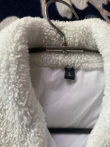 Korean Aesthetic Crop Teddy Wool Jacket
