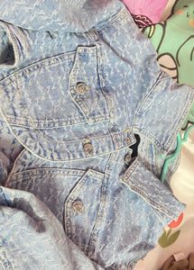 Denim Cropped Jacket