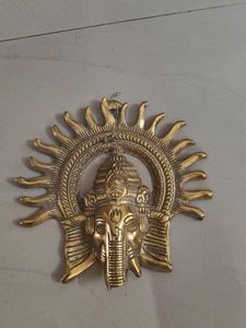 Ganesh Ji Metal Showpiece/ Wall Hanging