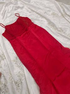 Red Mermaid Gown