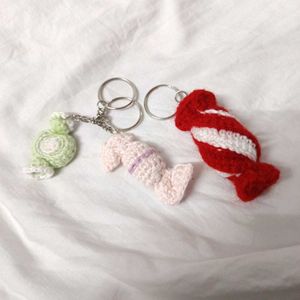 Crochet Candy Keychain Set 🍬🍬🍬💫💫💫