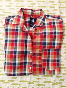 New Unused Xl  Plaid Shirtfor Men
