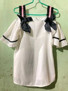 Cute Bow Tie Blouse