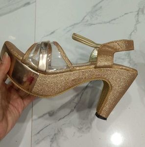 3 Inch shimmer Heel