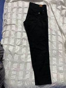 D Fourteen Branded Black Pant