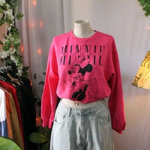Zara Pink Minnie Mouse Sweatshirt