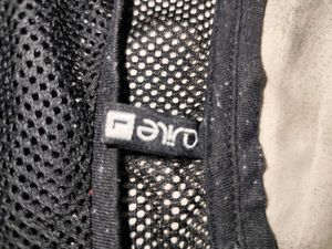 Typography Print Top With Mesh Detail