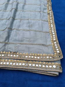 Gray Heavy Saree