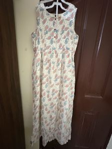 Paisley Print Maxi Dress