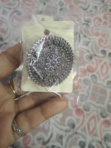 Boho Silver Statement Ring