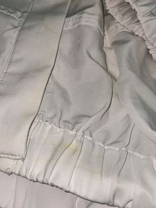 M Size White Crop Top