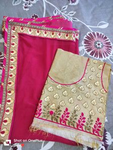 New Pink Saree