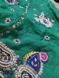 Beautiful Sea Green Lehanga Choli