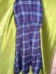 Plaid Jumper Dress