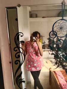 Pink Short Kurti