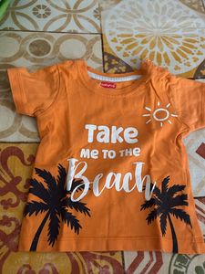 BabyHug Tees For 3-6 Months Boy