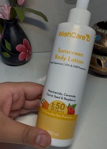 WishCare Sunscreen Body Lotion