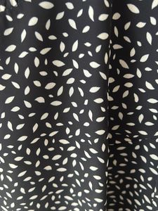 FabAlley Sheer Leaf Print Blouse