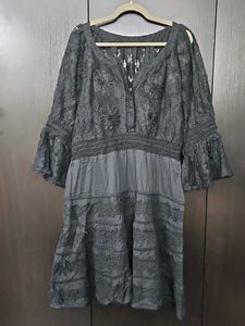 Elegant Black Lace Dress