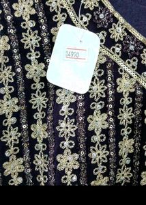 Elegant Teal Anarkali Kurta Set