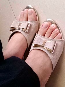 💥Sparkly Silver Flats😍