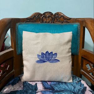 Hand Painted Jute Cushion Covers