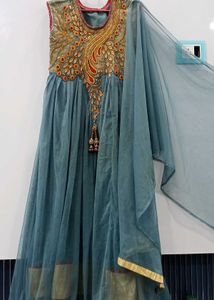 Elegant Ethnic Gery Gown