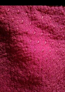 Maroon Gown With Net Dupatta