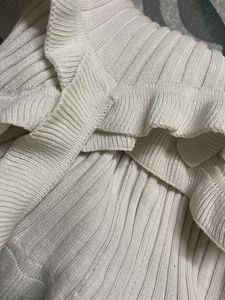 Frill White Top