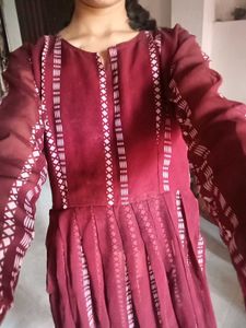 Stylish Maroon Kurta