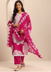 Floral Print Kurta Set