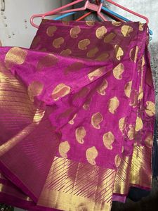 Purple & Gold Sari