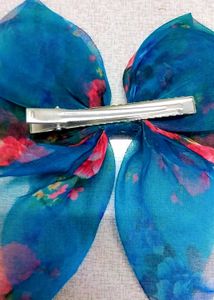 Pinterest Big Floral Hair Bow Accessory