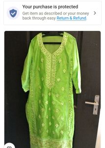 Neon Green Aurgandy Set