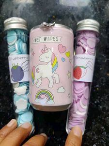 Mini Wet Wipes+ Paper Soap Tune For Travel