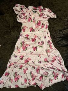 Floral Print Maxi Dress