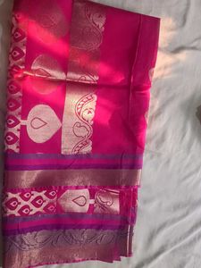 Pink saree